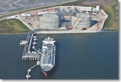 45. The U.S.s Largest Receiving Terminal GULF LNG